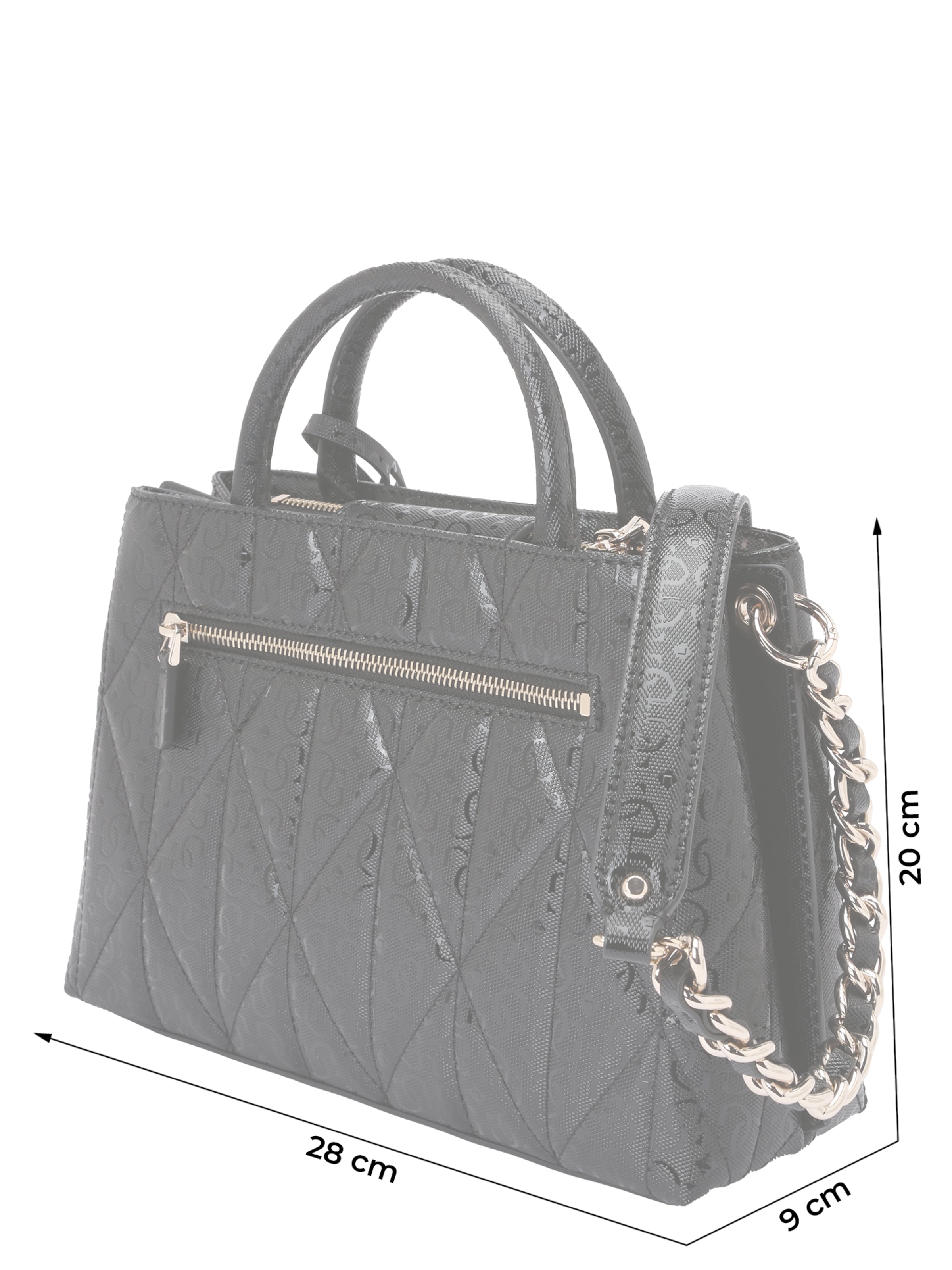 melns GUESS Rokassomiņa 'ALDINA GIRLFRIEND SATCHEL'