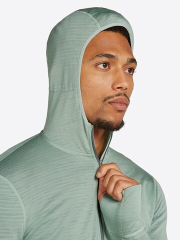 ICEBREAKER Athletic fleece jacket 'Descender' in Green