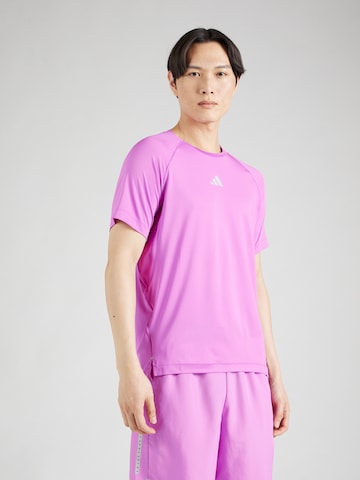 ADIDAS PERFORMANCE Funktionsshirt in Lila: Vorderseite