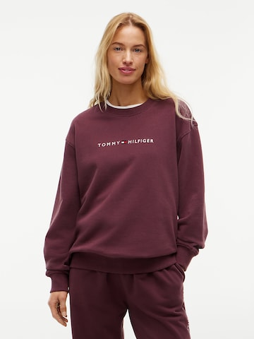 Sweat-shirt 'Essential' TOMMY HILFIGER en violet : devant