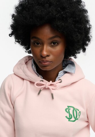 Sweat-shirt 'SD&C' Superdry & Co en rose