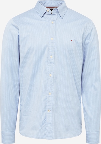 TOMMY HILFIGER Slim fit Button Up Shirt in Blue: front