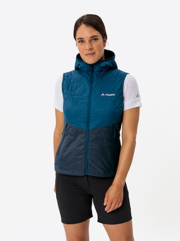VAUDE Sports vest 'Freney V' in Blue: front
