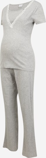MAMALICIOUS Pyjama 'Maja' in hellgrau, Produktansicht
