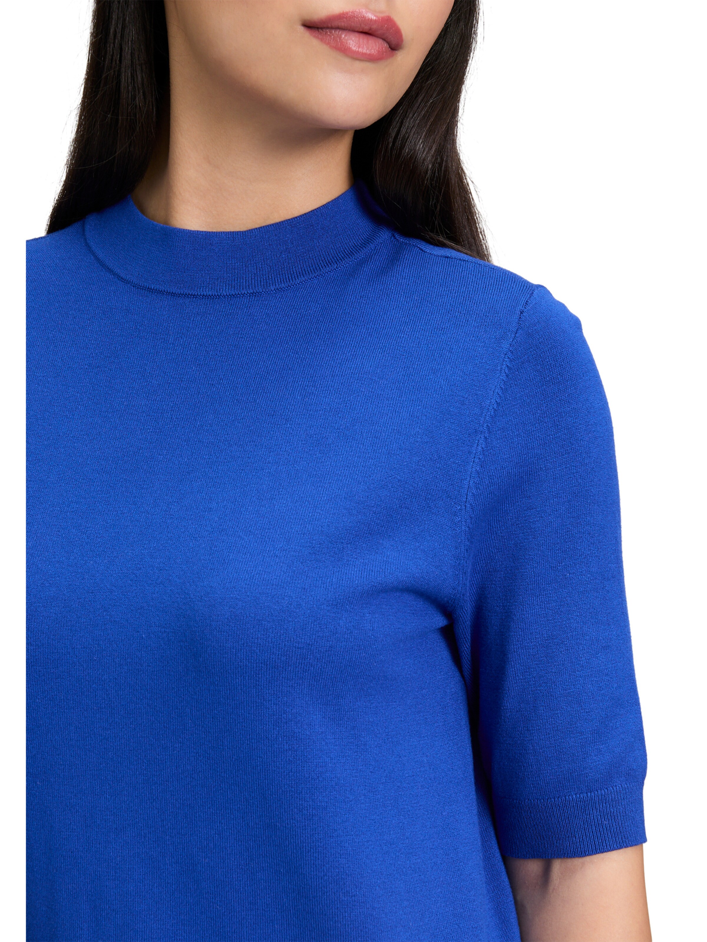Betty Barclay Strickpullover kurzarm in Blau