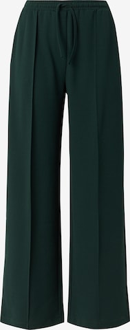 Anna Field Wide leg Broek in Groen: voorkant