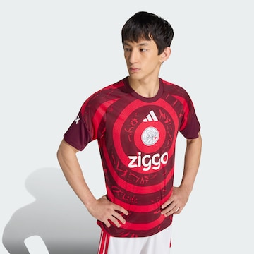 T-Shirt fonctionnel 'Ajax Amsterdam 26/27 Pre-Match' ADIDAS PERFORMANCE en rouge