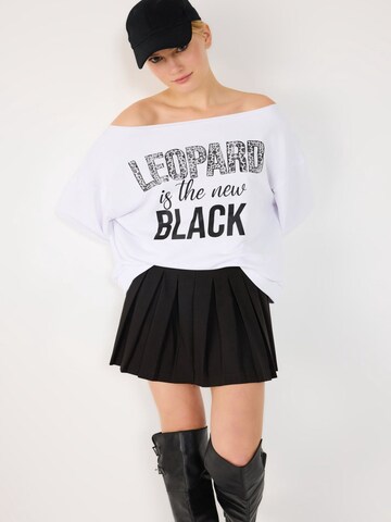 Pull-over No Matter What en blanc : devant