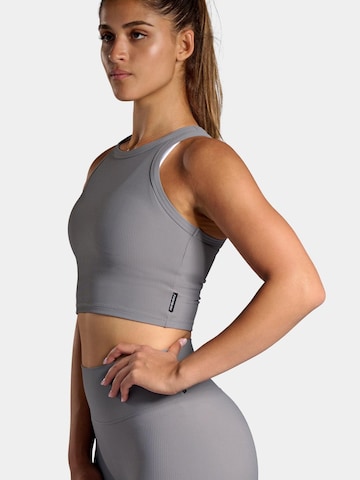 nordicdots Sporttop 'Rib' in Grijs