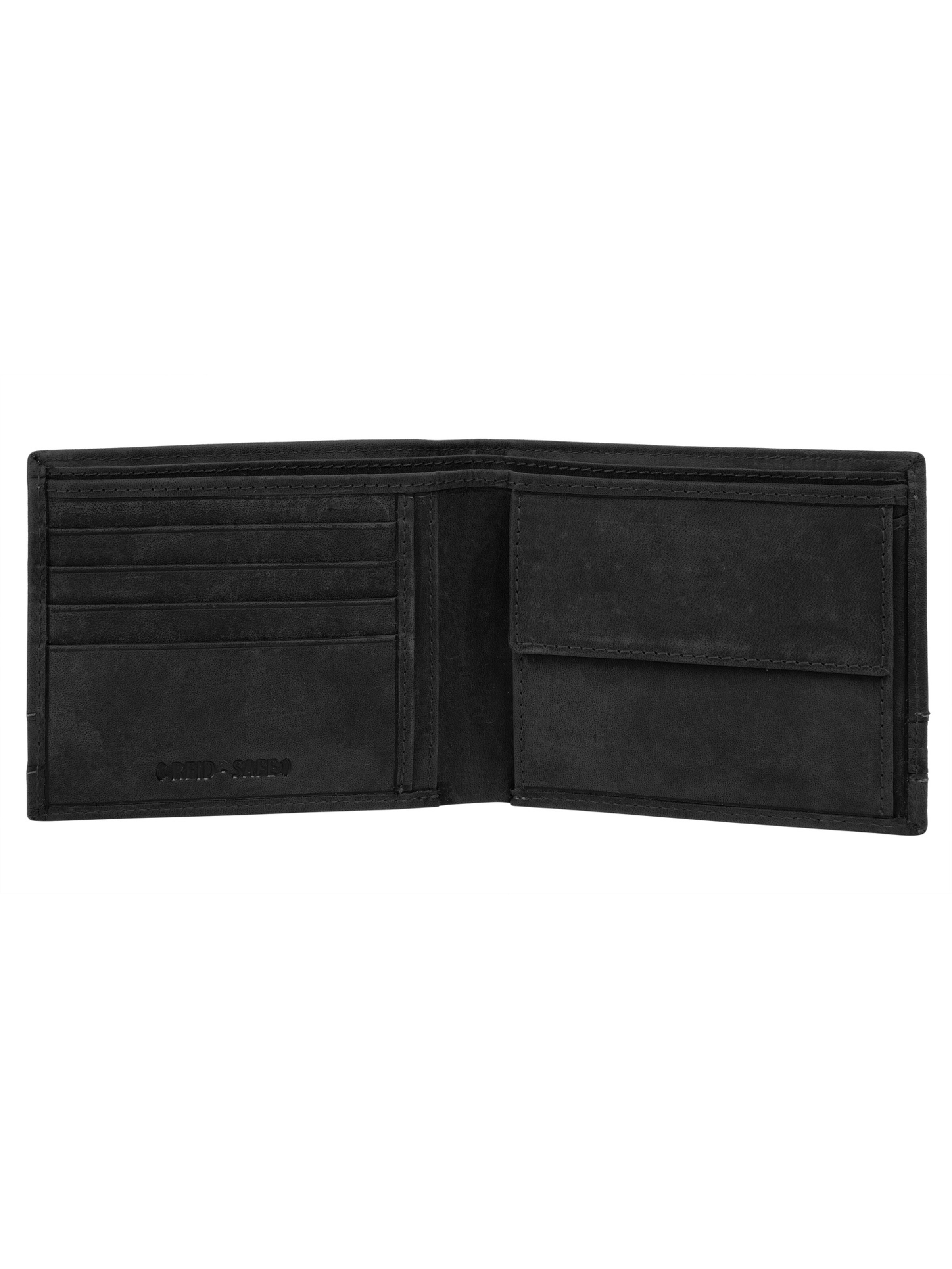 Bruno Banani Portemonnaie 'Bruno Banani Geldbörse'‌‌‌‌‌‌‌ in Schwarz