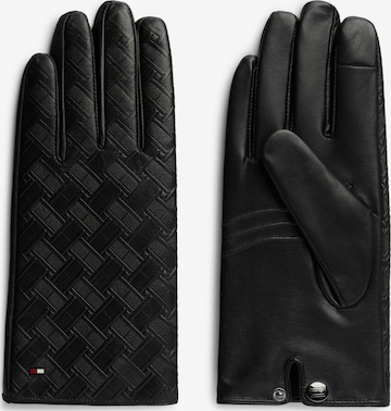 TOMMY HILFIGER - Luvas com dedos em preto: frente