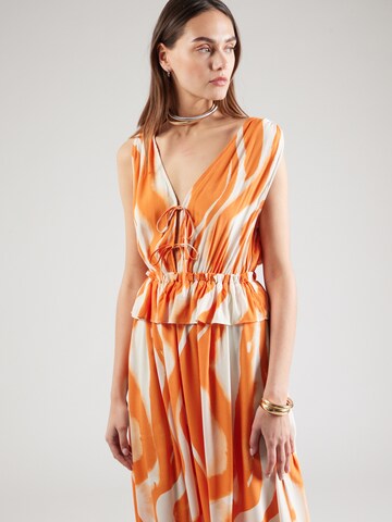 Robe d’été 'NOMI' VILA ROUGE en orange