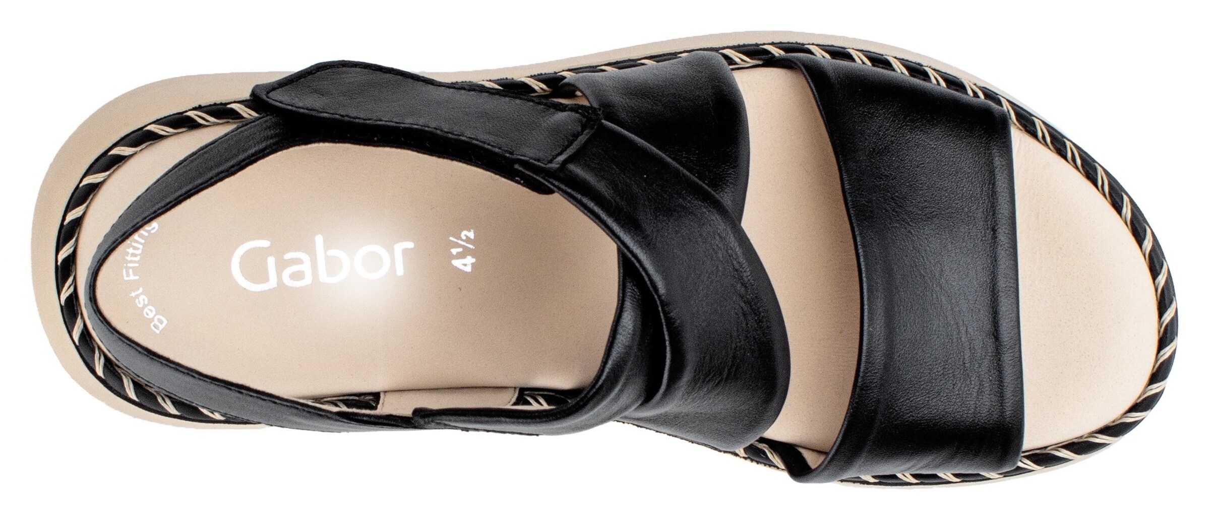 GABOR Sandals in Black