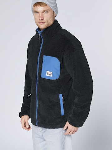 CHIEMSEE Fleecejacke in Schwarz