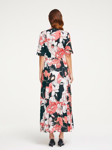 Robe heine en mélange de couleurs