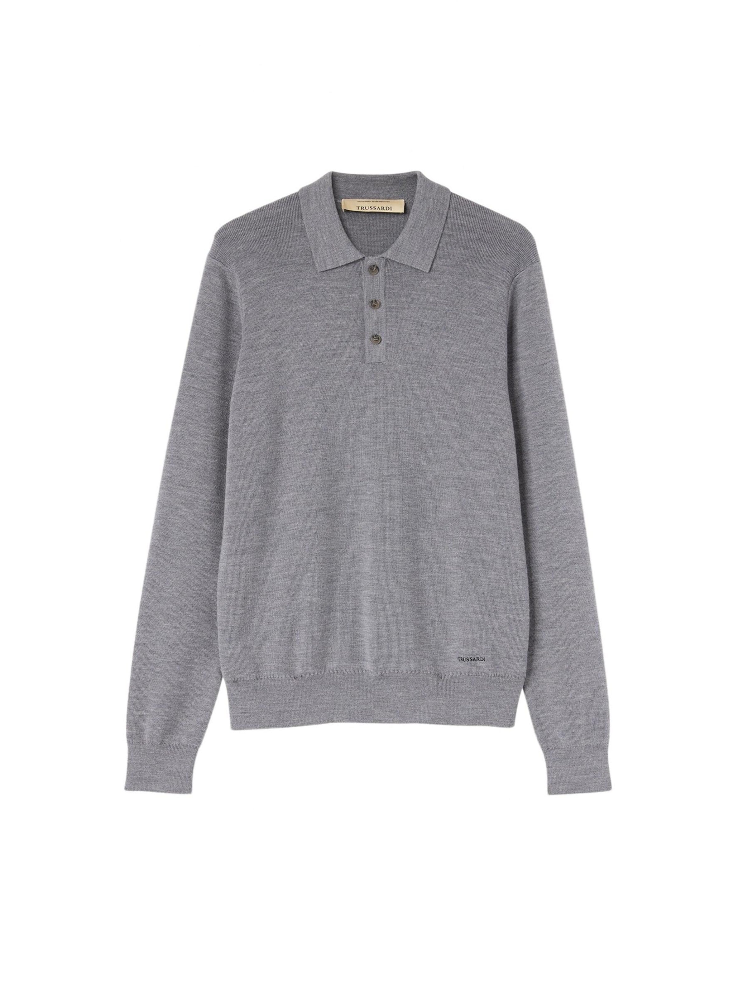 Pullover di Trussardi in grigio: frontale