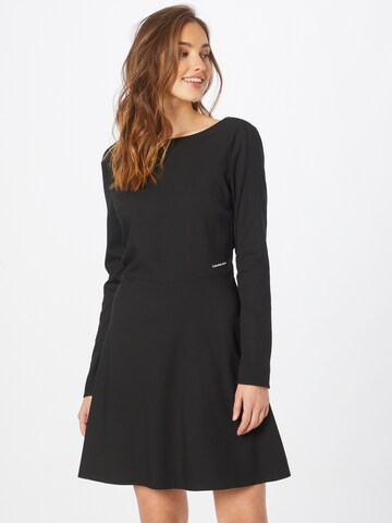 Calvin Klein Jeans - Vestido en negro: frente