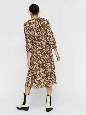 VERO MODA Shirt Dress 'Vilma' in Brown