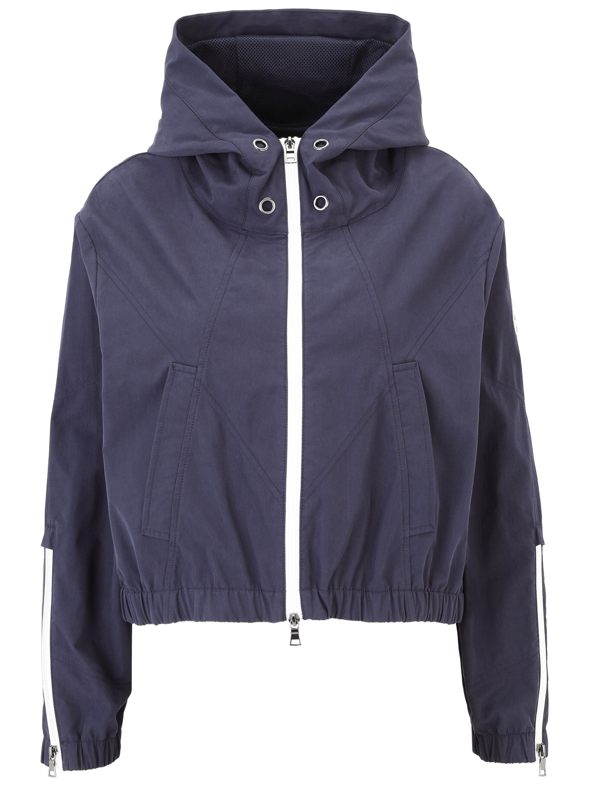 No. 1 Como Between-Season Jacket in Blue: front