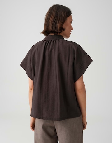 OPUS - Blusa 'Festelle' en marrón