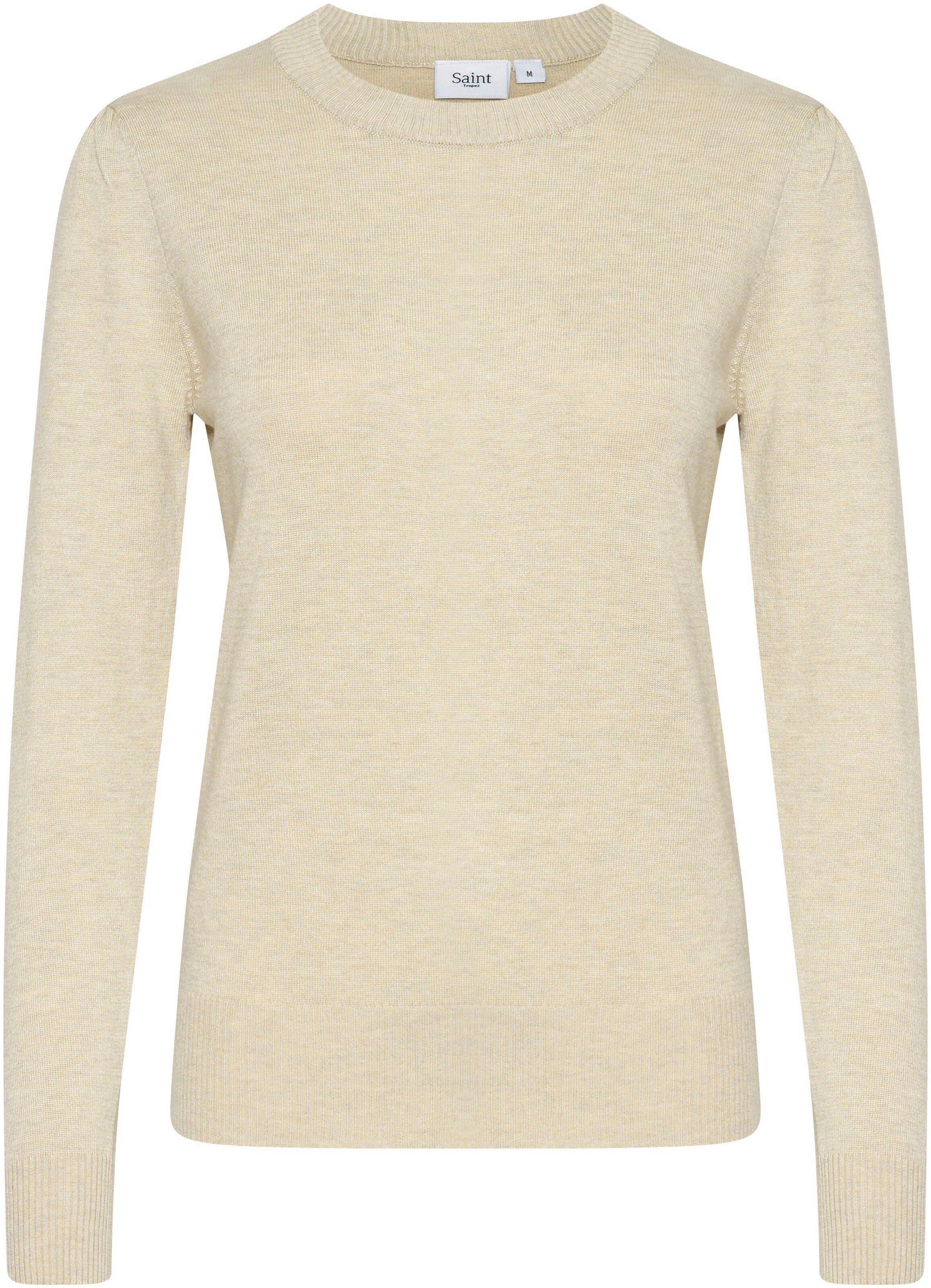 SAINT TROPEZ Sweater in Beige: front