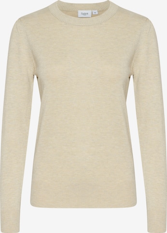SAINT TROPEZ Sweater in Beige: front