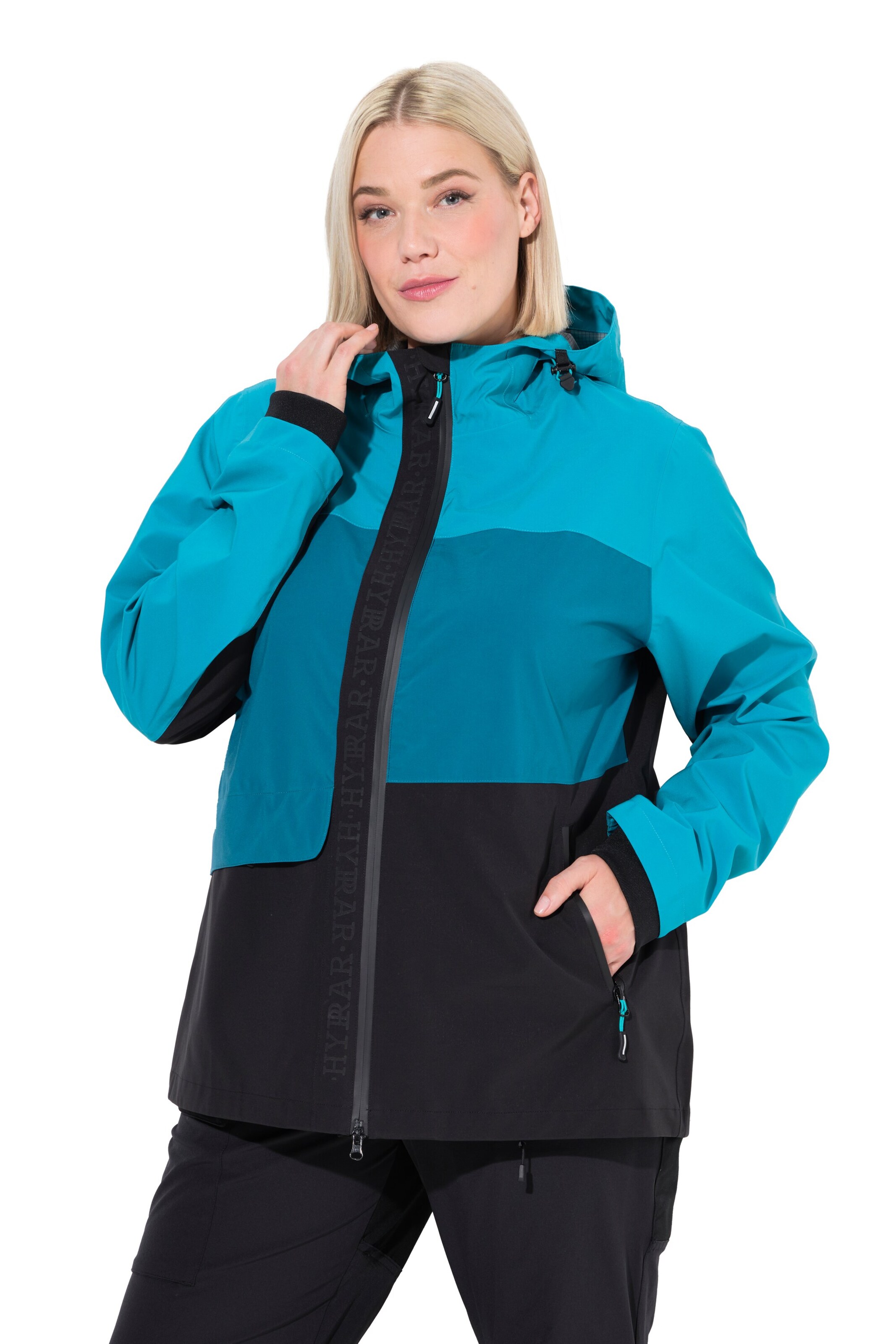 Ulla Popken Funktionsjacke in Blau: Vorderseite