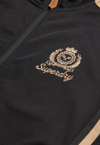 Superdry Sweatvest 'Country Club' in Zwart