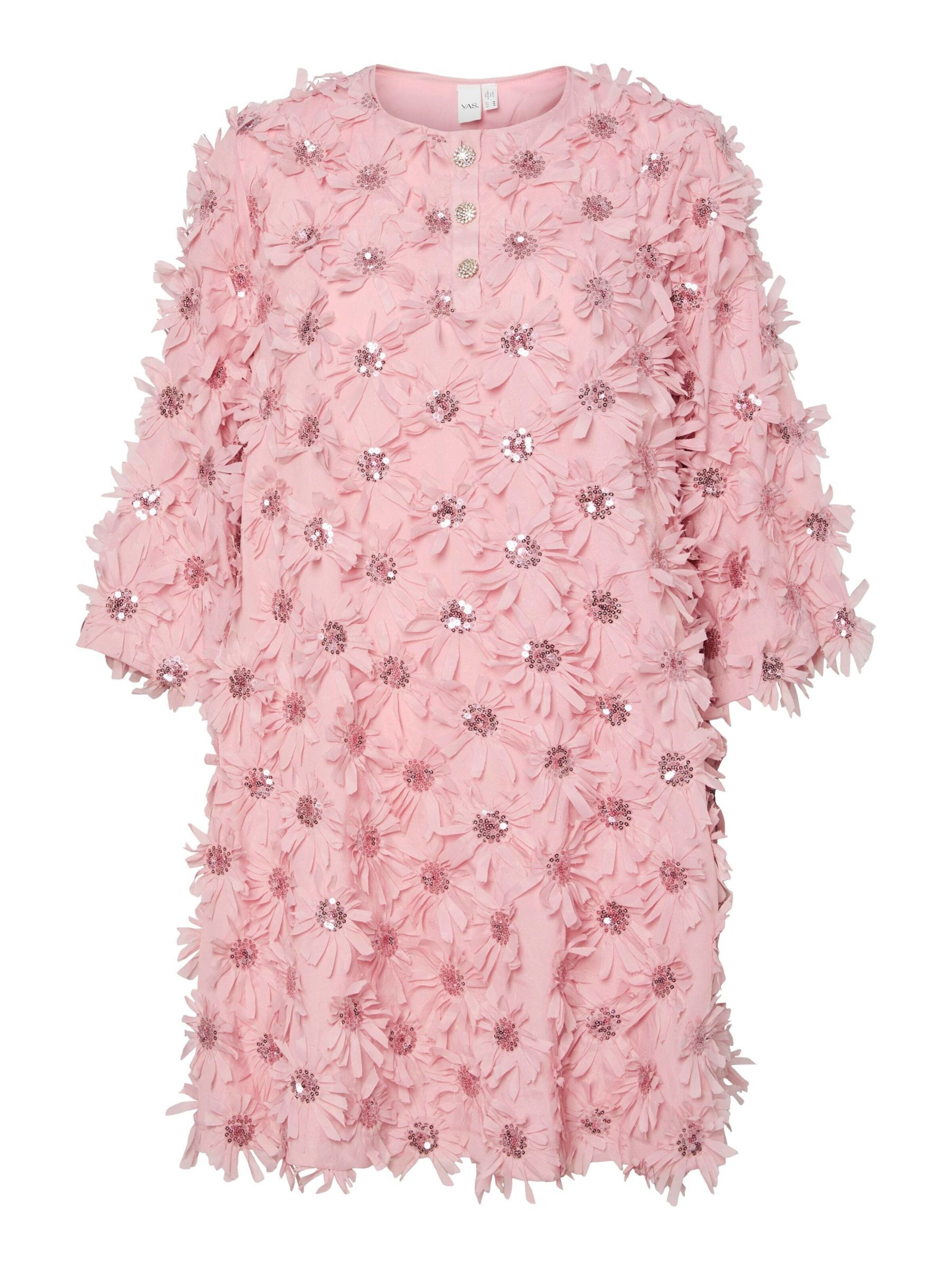 YAS Kleid in Pink: Vorderseite