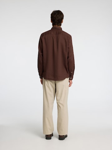 SELECTED HOMME Regular Fit Skjorte i brun
