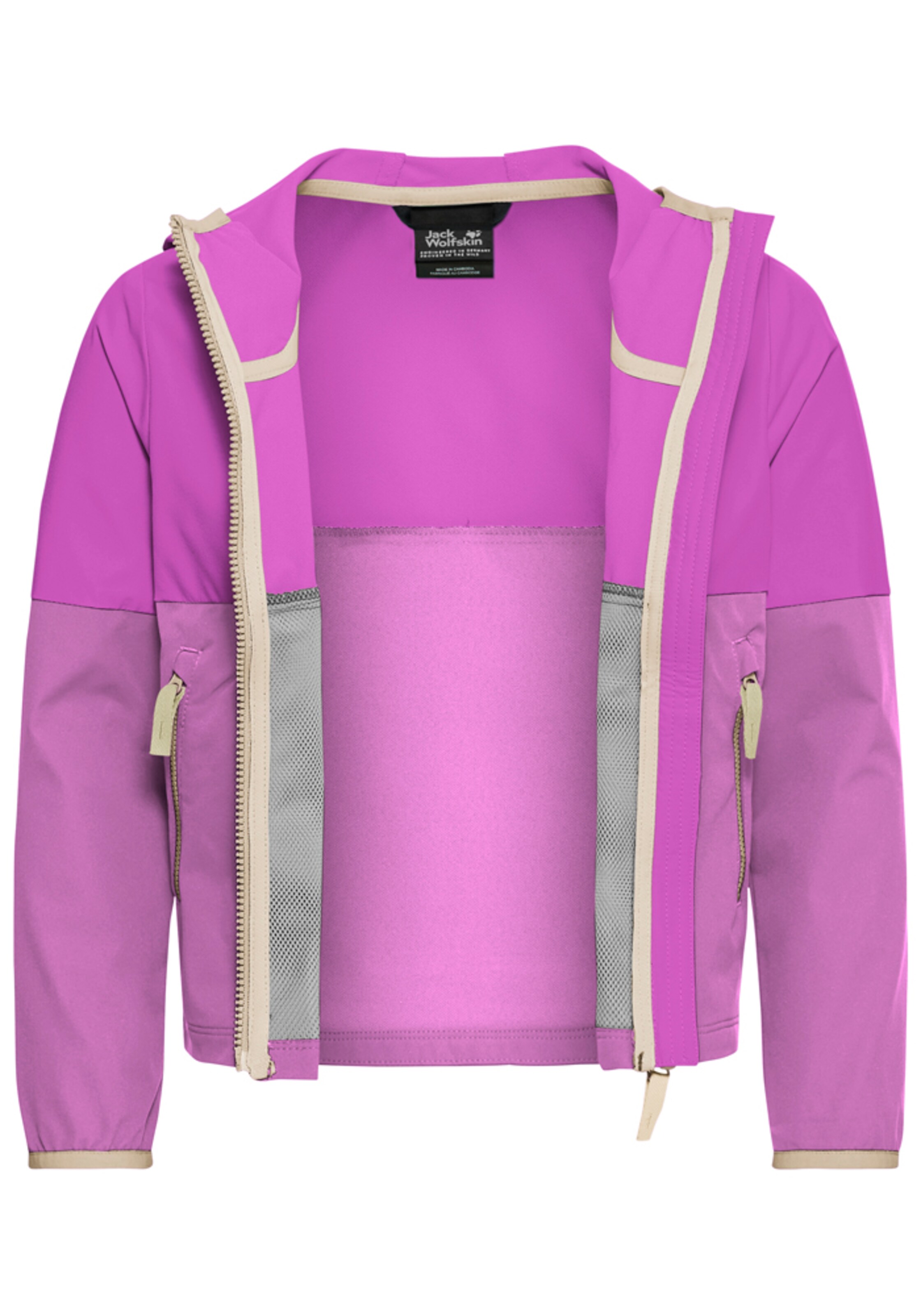 JACK WOLFSKIN Outdoor jacket in Purple