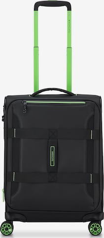 Roncato Trolley 'Norway' in Schwarz: Vorderseite