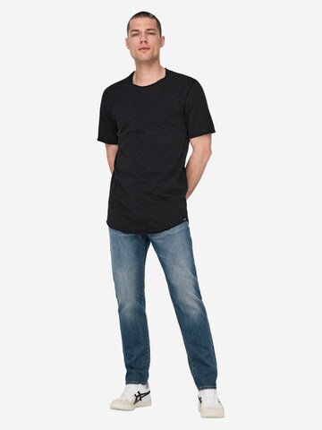 Only & Sons Shirt 'BENNE' in Black