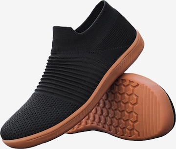HUSKSWARE Slipper in Schwarz: Vorderseite