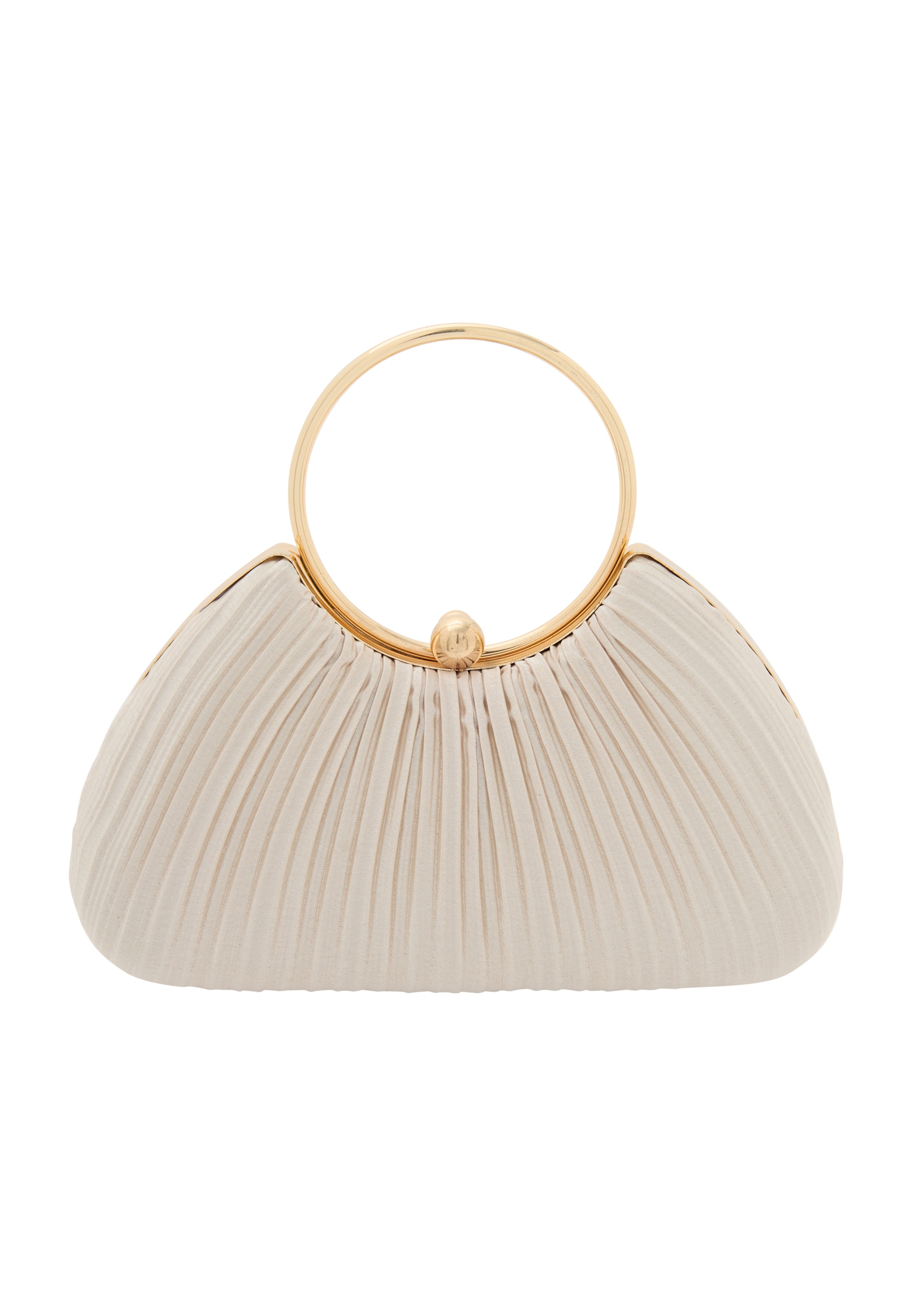 faina - Clutches 'Elegant' em bege: frente