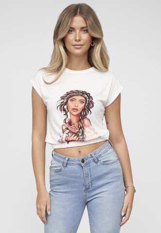 Cloud5ive T-Shirt in Weiß: Vorderseite