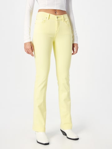 LTB Bootcut Jeans 'Fallon' i gul: forside