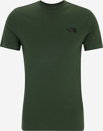 THE NORTH FACE - Regular Fit Camisa 'Simple Dome' em verde: frente