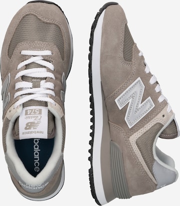 new balance حذاء رياضي بلا رقبة '574' بلون بيج