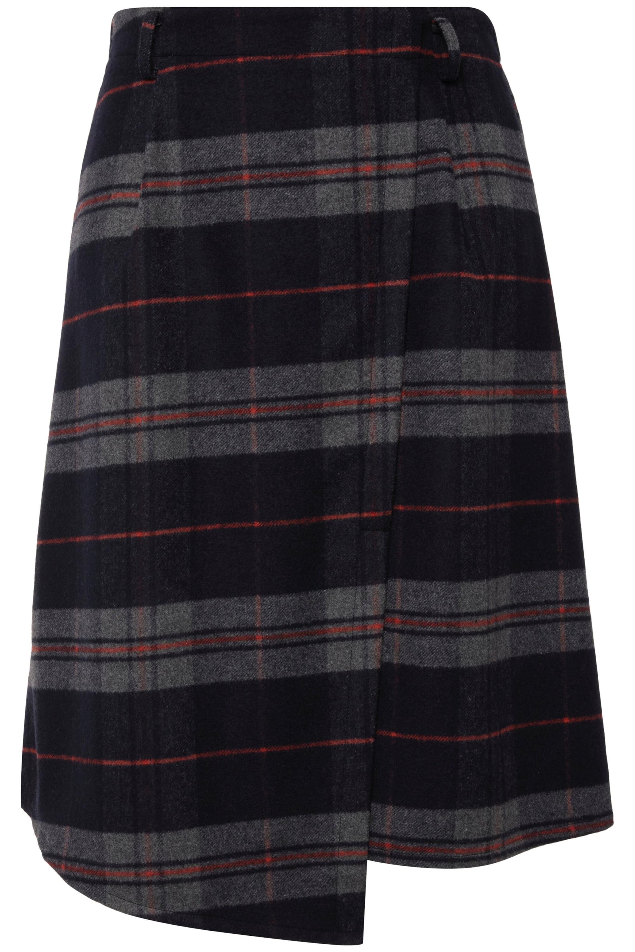 Ulla Popken Skirt in Grey / Red / Black, Item view
