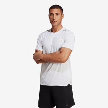 ADIDAS PERFORMANCE Λειτουργικό μπλουζάκι 'Designed 4 Hiit' σε λευκό