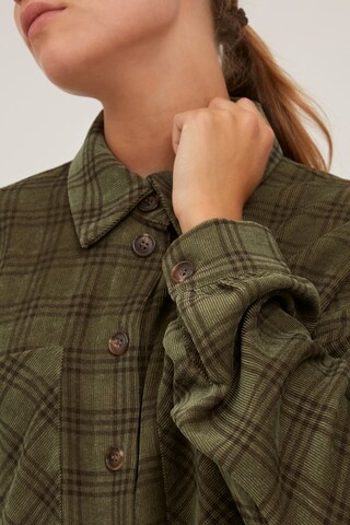 PULZ Jeans Blouse 'LAVINDA' in Groen