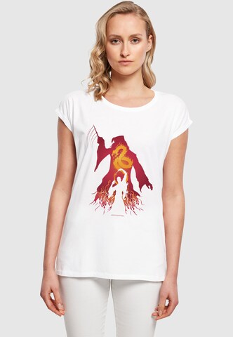 T-shirt 'Harry Potter - Dumbledore' ABSOLUTE CULT en blanc : devant