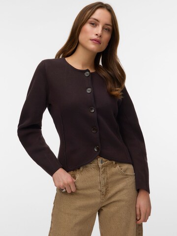Cardigan 'BERGAMO' VERO MODA en marron : devant