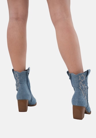 Stivale da cowboy di Salinyang in blu