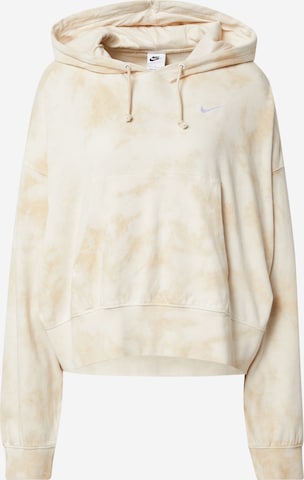 Sweat-shirt Nike Sportswear en beige : devant