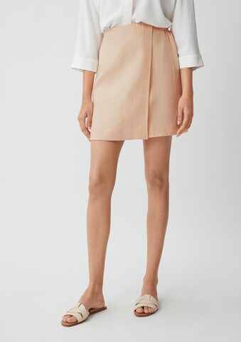 COMMA Skirt in Beige: front