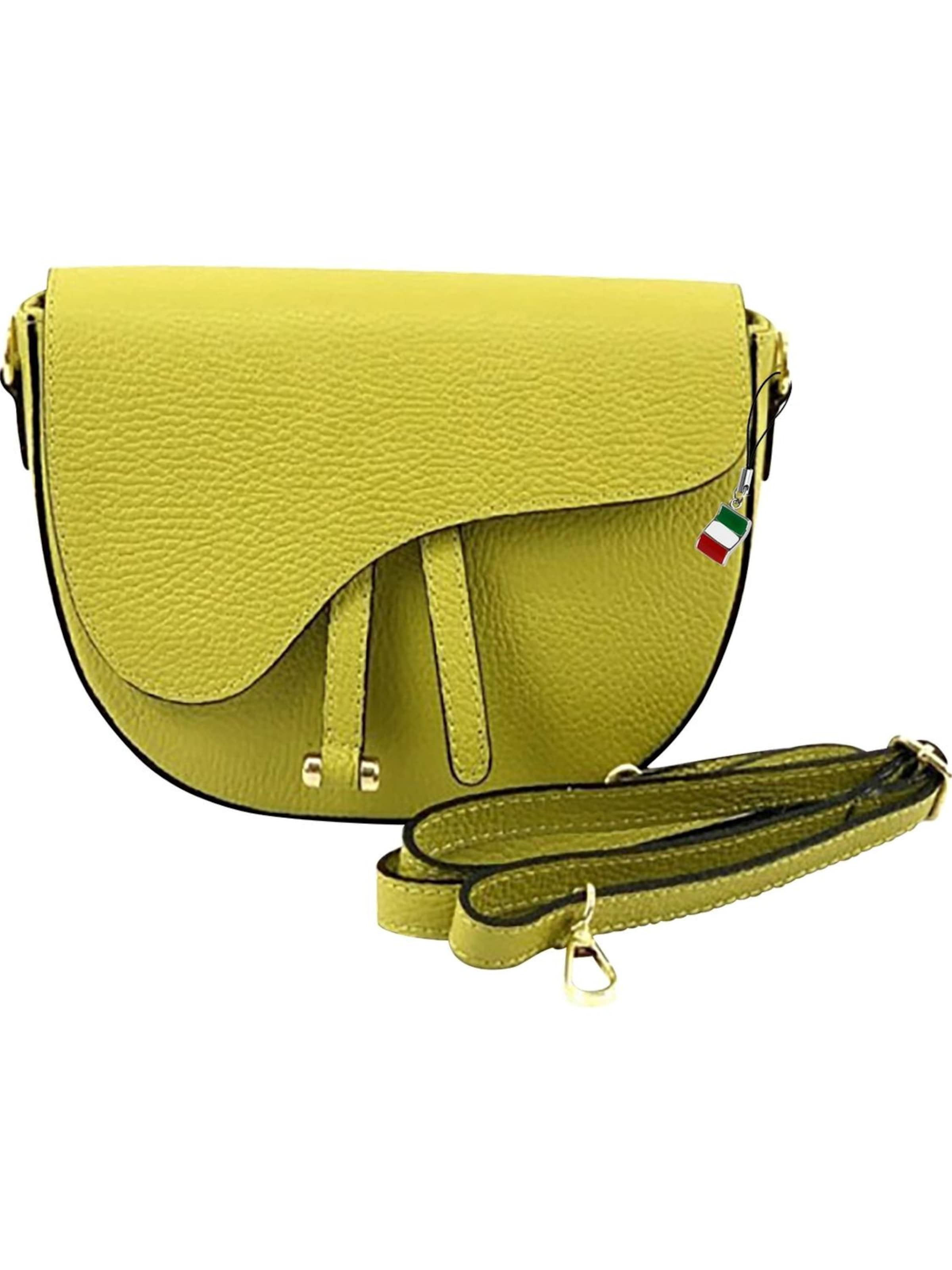 Sac bandoulière Florence en jaune : devant