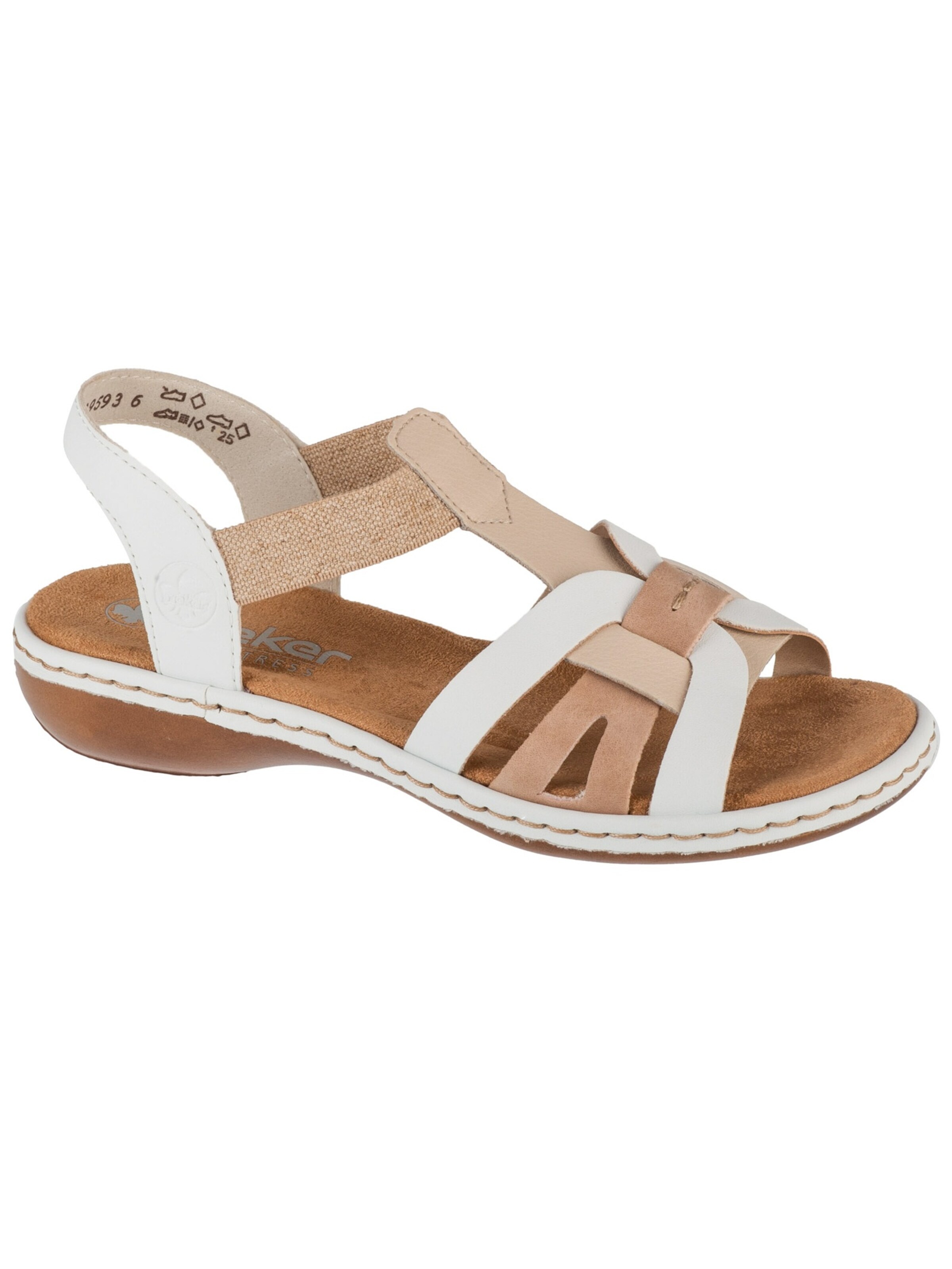 Rieker Sandale 'Rieker Sandals 65918' in Weiß: Vorderseite