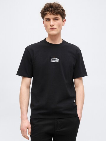HUGO Tričko 'Dumeon' – černá: přední strana